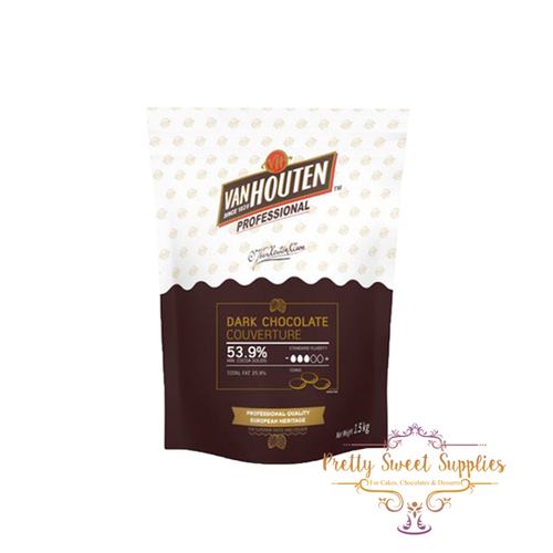 Van Houten DARK 53.3% Couverture Chocolate 1.5kg