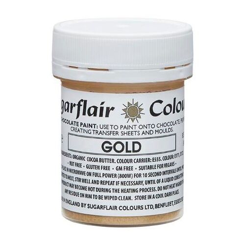 GOLD - Edible Chocolate Paint 35gm