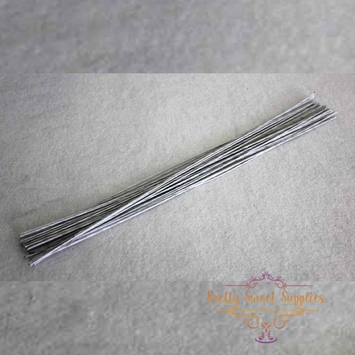 Floral Wire WHITE 20 Gauge 14" / 36cm (50 wires)