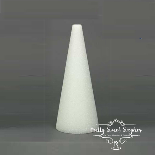 Top Flat Polystyrene Foam Cone 12cm x 35cm