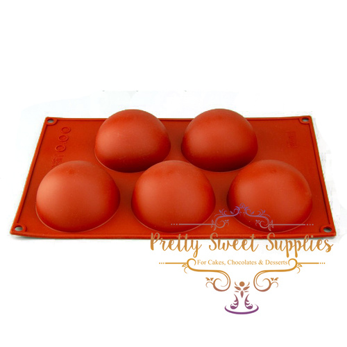 HEMISPHERE 5 Cavity Silicone Mould