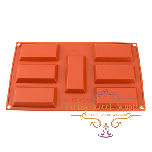GOLD BAR 7 Cavity Silicone Mould