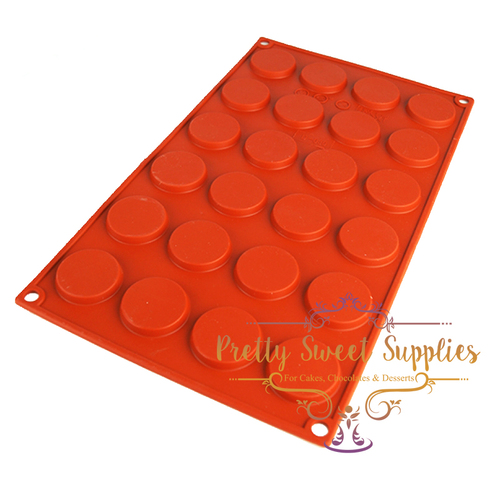 ROUND DISC MINI 24 Cavity Silicone Mould