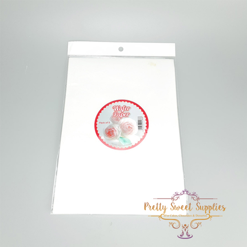THIN A4 Wafer Paper White - Pack of 5