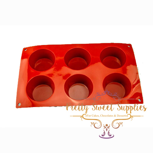MUFFIN 6 Cavity Silicone Mould