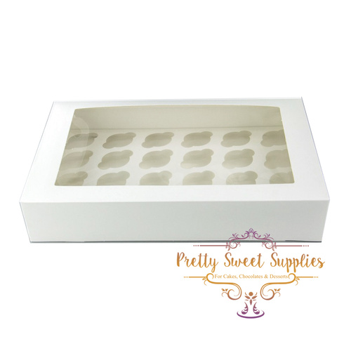 MINI Cupcake Box with Clear Window - 24 Hole