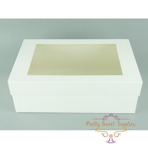 CAKE BOX Clear Lid 16" x 20" (6" Deep)