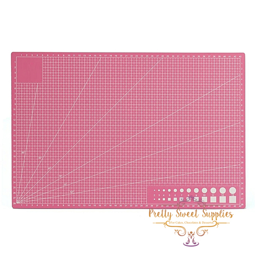 FONDANT WORK Cutting Mat Includes Dimensions - 43cm x 28cm