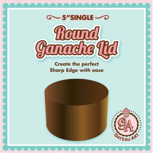 5" ROUND Ganache Lid