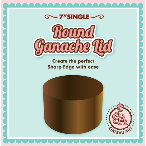 7" ROUND Ganache Lid