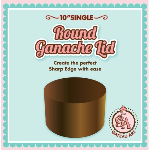 10" ROUND Ganache Lid
