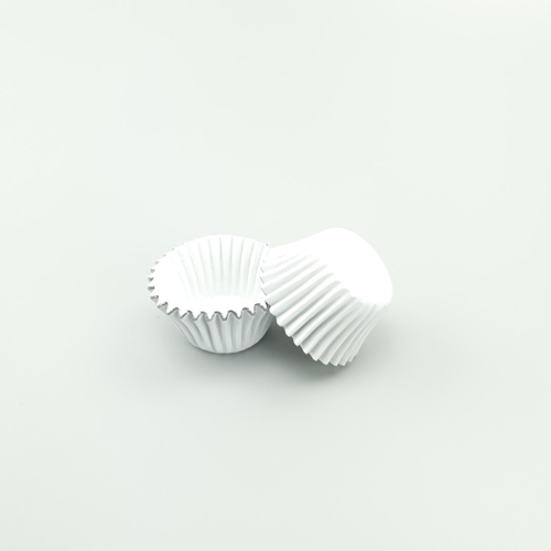 Baking Cups WHITE MINI FOIL 25mm (50pc)