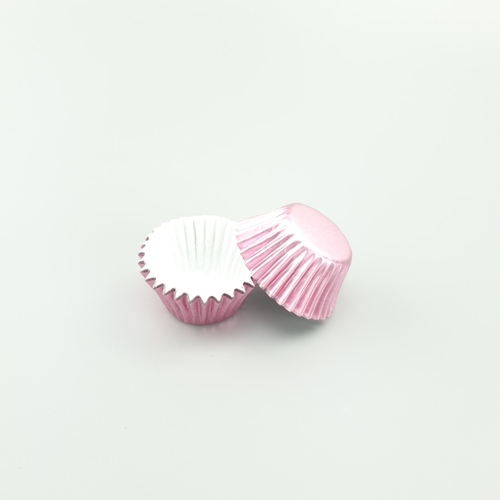 Baking Cups LIGHT PINK MINI FOIL 25mm (50pc)