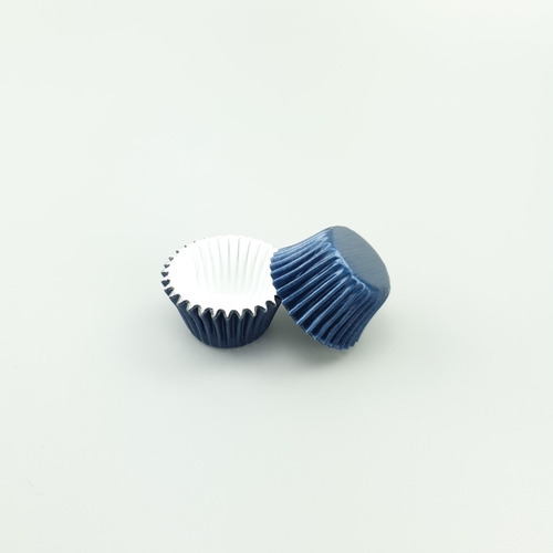 Baking Cups NAVY BLUE MINI FOIL 25mm (50pc)