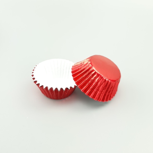 Baking Cups RED FOIL 35mm (50pc)