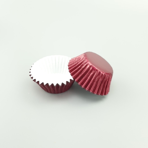 Baking Cups BURGUNDY MINI FOIL 35mm (50pc)