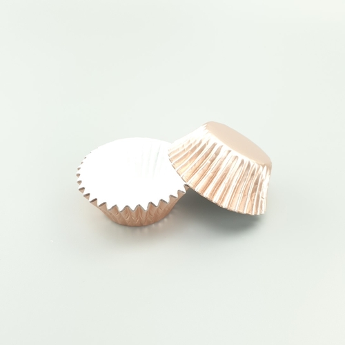 Baking Cups ROSE GOLD FOIL 35mm (50pc)