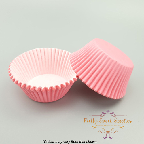 Baking Cups LIGHT PINK GREASE-PROOF LARGE (50pc)