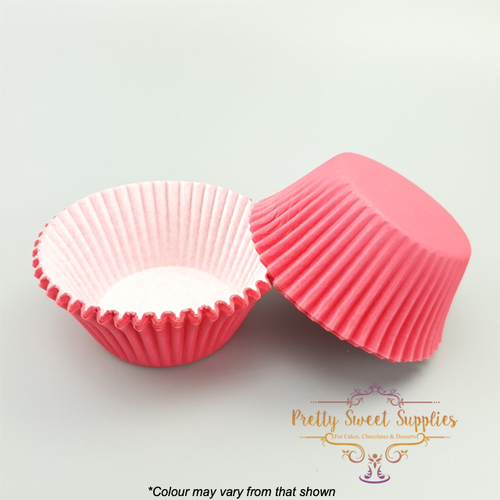 Baking Cups PINK GREASE-PROOF LARGE (50pc)