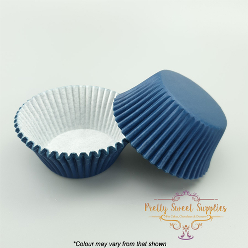 Baking Cups NAVY BLUE GREASE-PROOF LARGE (50pc)