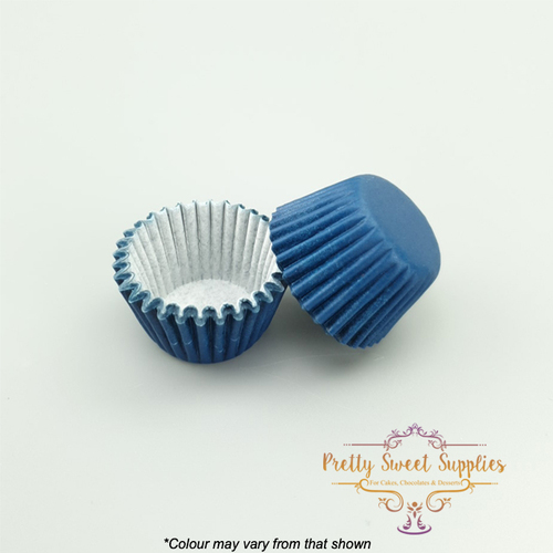 Baking Cups NAVY BLUE GREASE-PROOF MINI 25mm (50pc)
