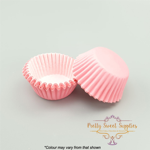 Baking Cups LIGHT PINK GREASE-PROOF MINI 35mm (50pc)
