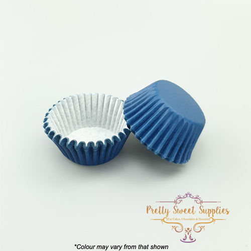 Baking Cups NAVY BLUE GREASE-PROOF MINI 35mm (50pc)