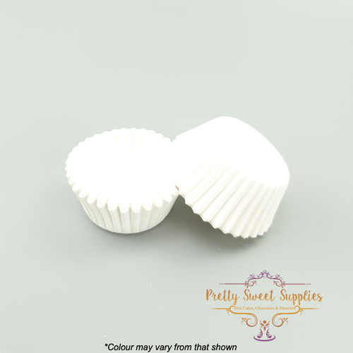 Baking Cups WHITE GREASE-PROOF MINI 35mm (50pc)