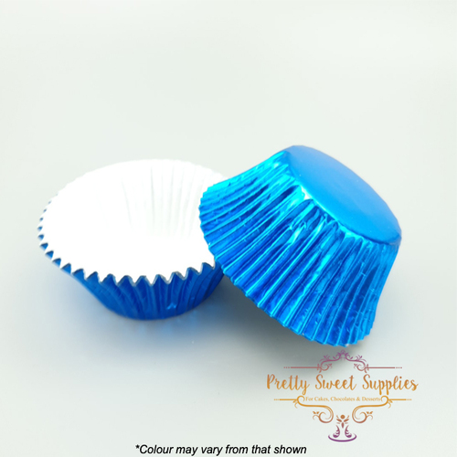 Baking Cups ROYAL BLUE LARGE Foil (25pc)