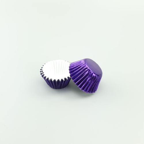 Baking Cups PURPLE MINI FOIL 25mm (50pc)