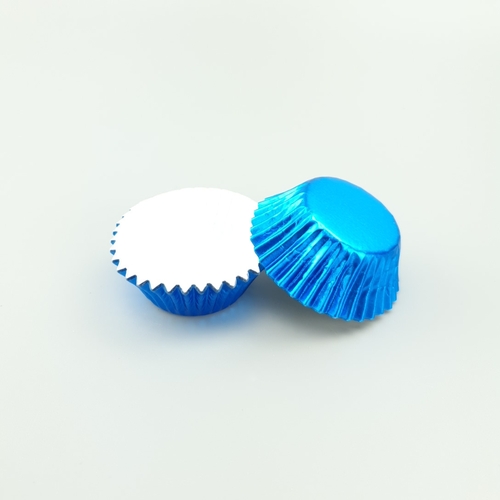 Baking Cups ROYAL BLUE MINI FOIL 35mm (50pc)
