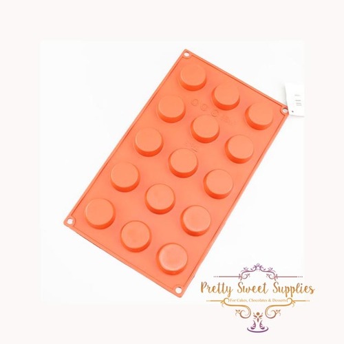 FLAT DISC 15 Cavity Silicone Mould