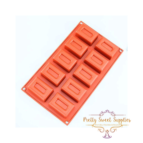 HIDDEN RECTANGLE 10 Cavity Silicone Mould
