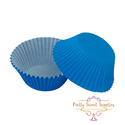 Baking Cups BLUE GREASE-PROOF LARGE 50mm (50pc)