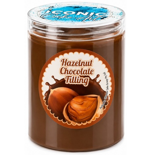 iConic Cake Art Hazelnut Chocolate Filling 500g