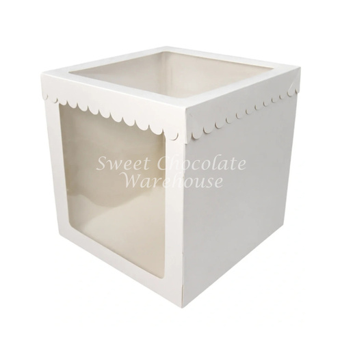 Display Cake Box Tall 2 Window 12x12x12