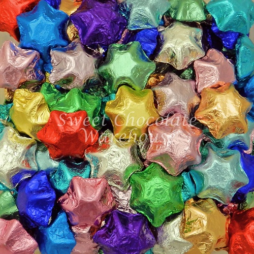 Milk Chocolate Stars- Assorted 500g - 57 pieces – Made in Australia