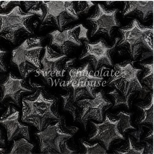 Black Milk Chocolate Stars 1kg - 115 pieces - Made in Australia