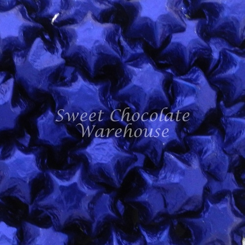 Milk Chocolate Stars - Dark Blue 500g - 57 pieces, Made in Australia