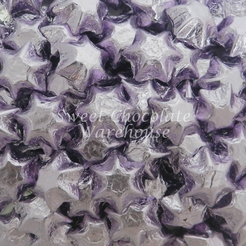 Milk Chocolate Stars - Lilac 500g - 57 pieces – Made in Australia