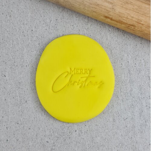 MERRY CHRISTMAS Embosser v3 - 60mm