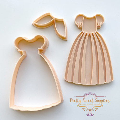 PRINCESS DRESS Cutter and Embosser Set