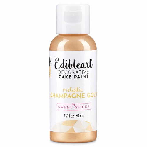 METALLIC CHAMPAGNE GOLD - Edible Art Decorative Paint 50ml