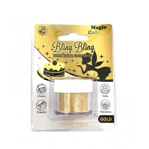GOLD Bling Bling Edible Glitter - 100% Edible