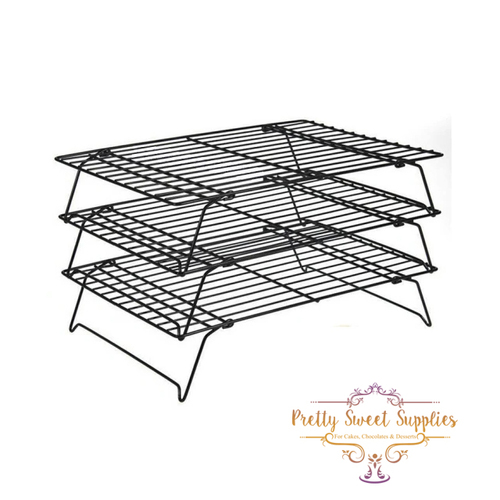 3-Tier Cake & Cookies Cooling Rack - 40 x 25cm