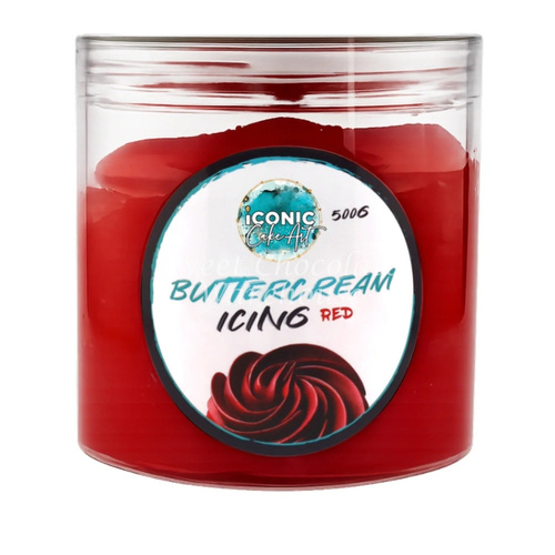Red Ready To Use Vanilla Buttercream 500g
