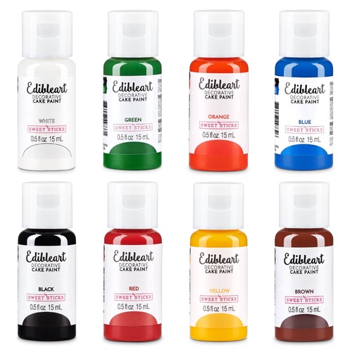 PRIMARY 8 PACK - Edible Art Decorative Paint 15ml
