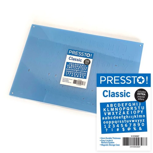 CLASSIC Alphabet and Numbers Fondant Embosser Set - Pressto
