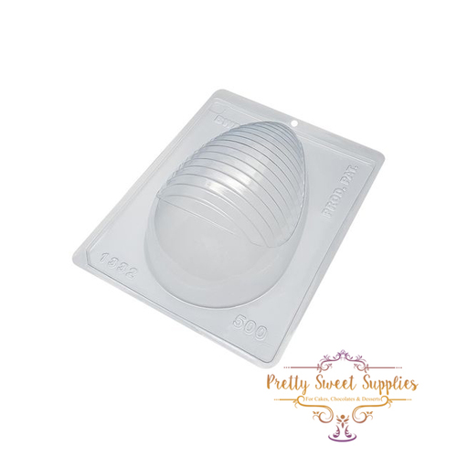 STRIPED EGG Chocolate Mould 500g - 3 Pieces