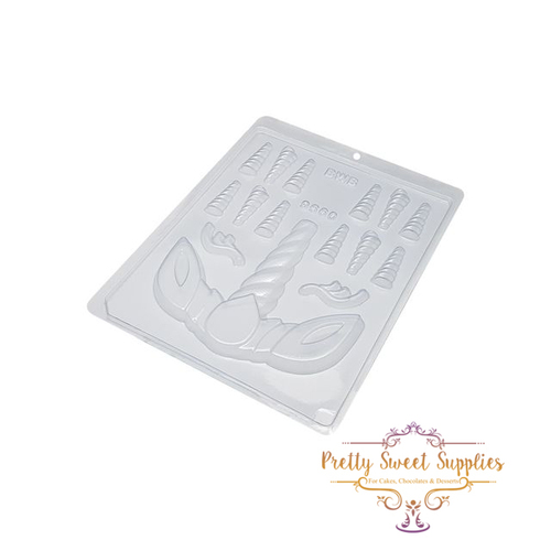LARGE UNICORN HORN SET Chocolate Mould